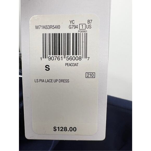 Guess Dress Womens Pia Detail‎ Sweater Sheath Bodycon Blue Size Small - Picture 6 of 9